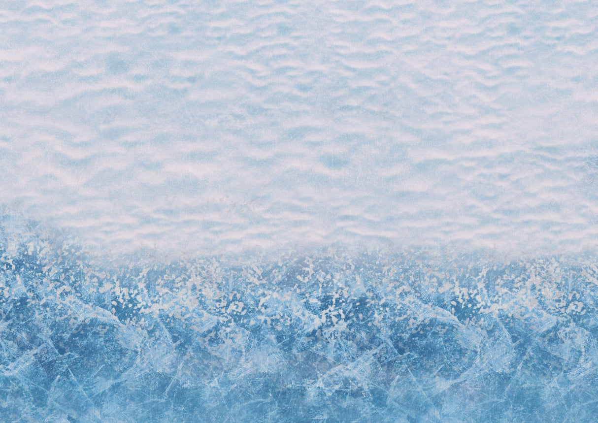 Gray Matter Gaming Gaming Mat Frozen River - Neoprene Battle Mat with Bag