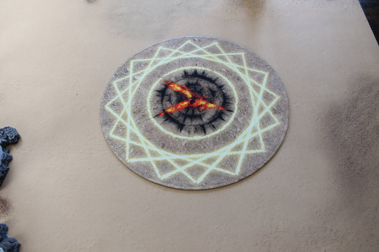 Gray Matter Gaming Gaming Mat Sandy Dunes - Neoprene Battle Mat with Bag