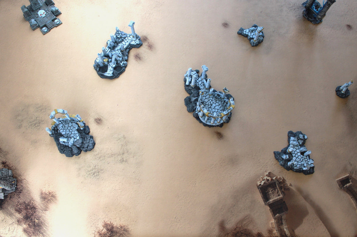 Gray Matter Gaming Gaming Mat Sandy Dunes - Neoprene Battle Mat with Bag