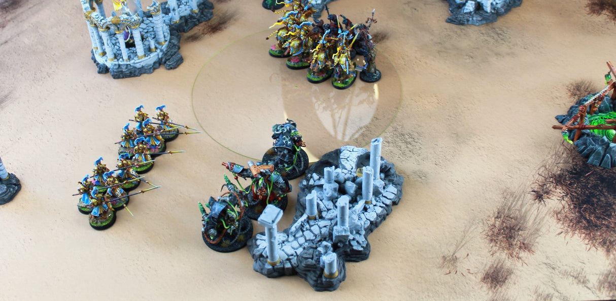 Gray Matter Gaming Gaming Mat Sandy Dunes - Neoprene Battle Mat with Bag