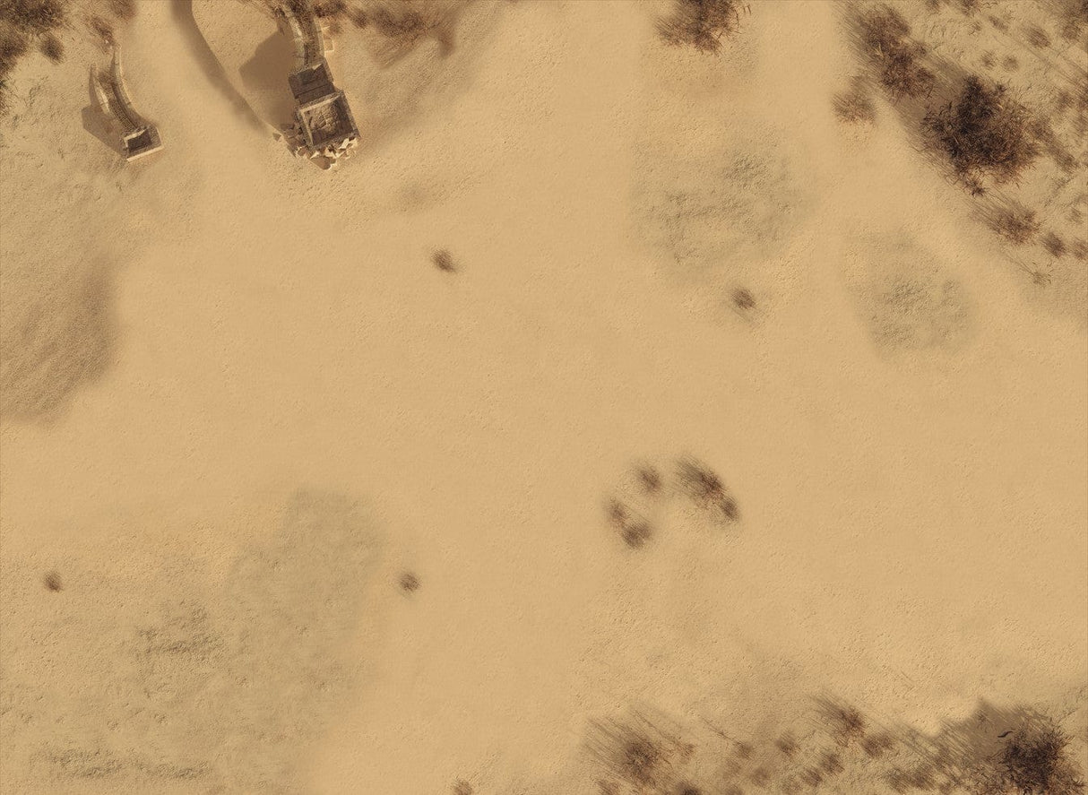 Gray Matter Gaming Gaming Mat Sandy Dunes - Neoprene Battle Mat with Bag