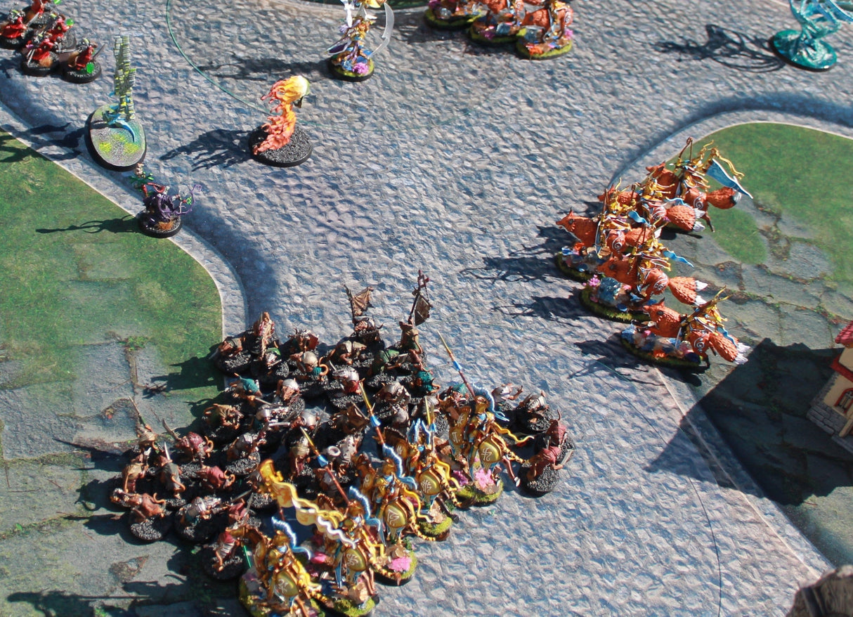 Gray Matter Gaming Gaming Mat Town Center - Neoprene Battle Mat with Bag