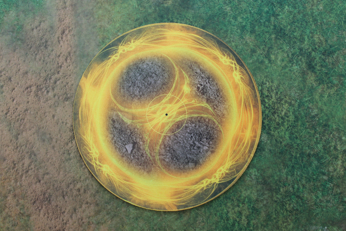 Gray Matter Gaming Objective Marker Double Sided 7.57" Neoprene Objective Markers - Light and Lightning