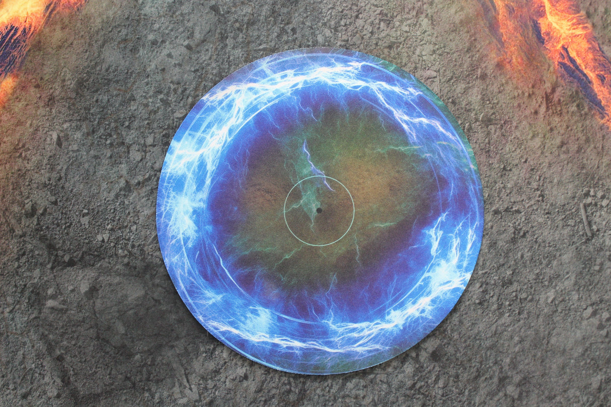 Gray Matter Gaming Objective Marker Double Sided 7.57" Neoprene Objective Markers - Light and Lightning