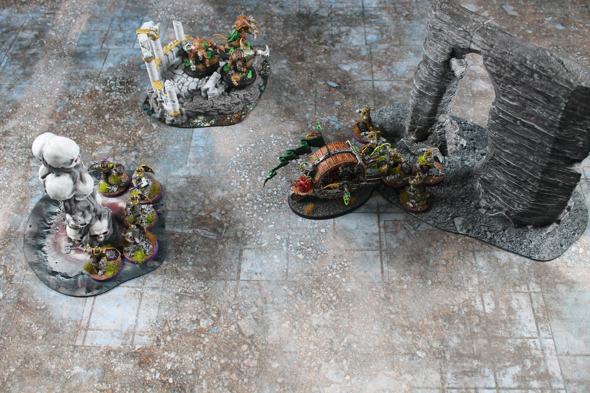 Gray Matter Gaming Terrain Markers Double Sided Neoprene Terrain Table Set