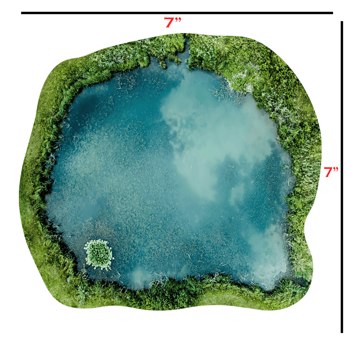 Gray Matter Gaming Terrain Markers Double Sided Neoprene Terrain Table Set