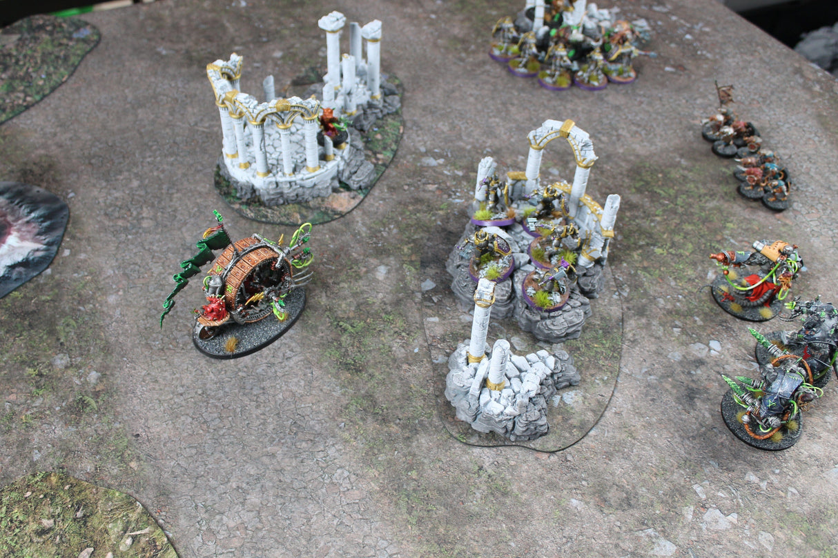 Gray Matter Gaming Terrain Markers Double Sided Neoprene Terrain Table Set