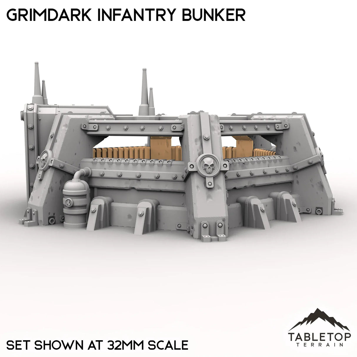 Tabletop Terrain Building Grimdark Infantry Bunker