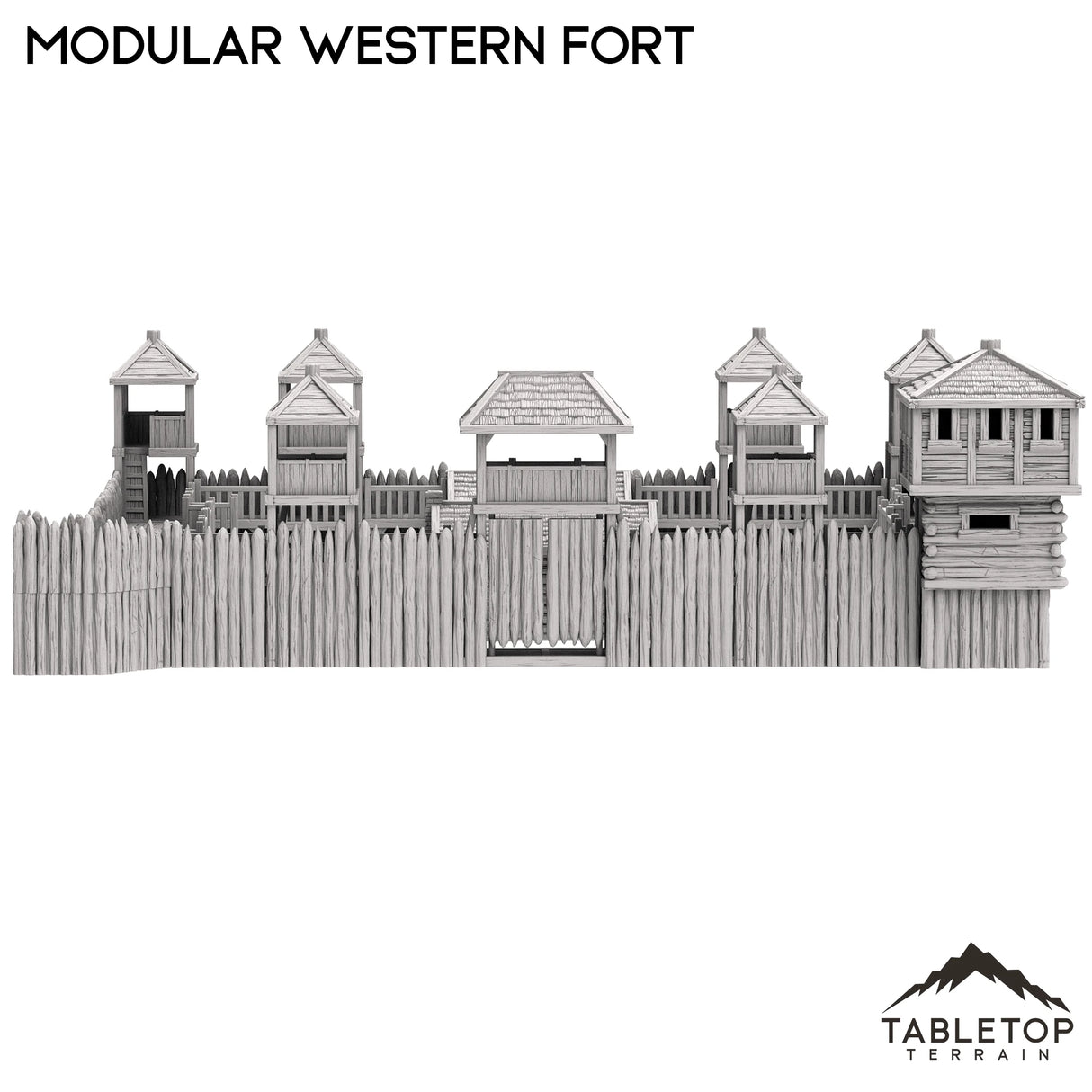 Modular Western Fort - Old Wild Western Rush