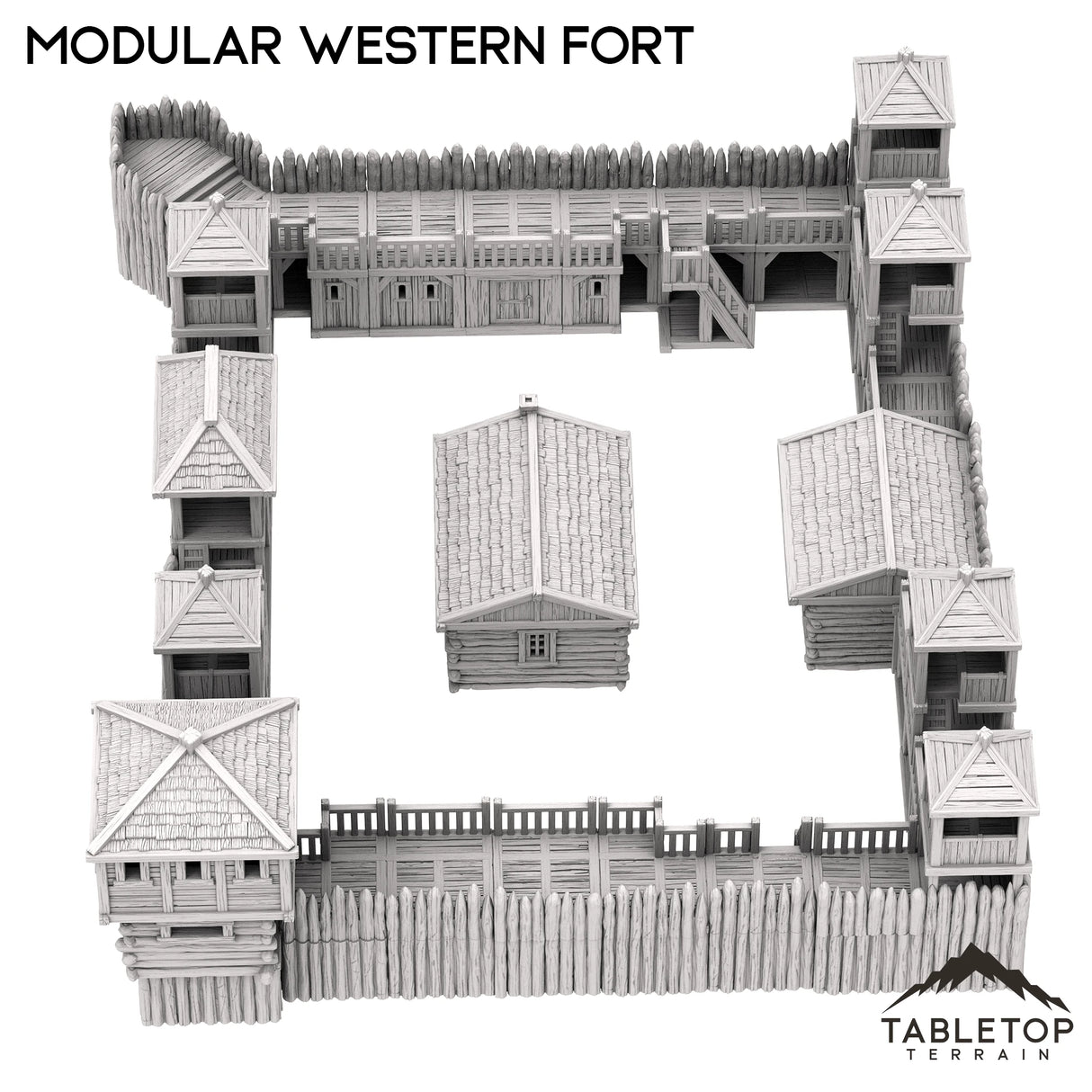 Modular Western Fort - Old Wild Western Rush