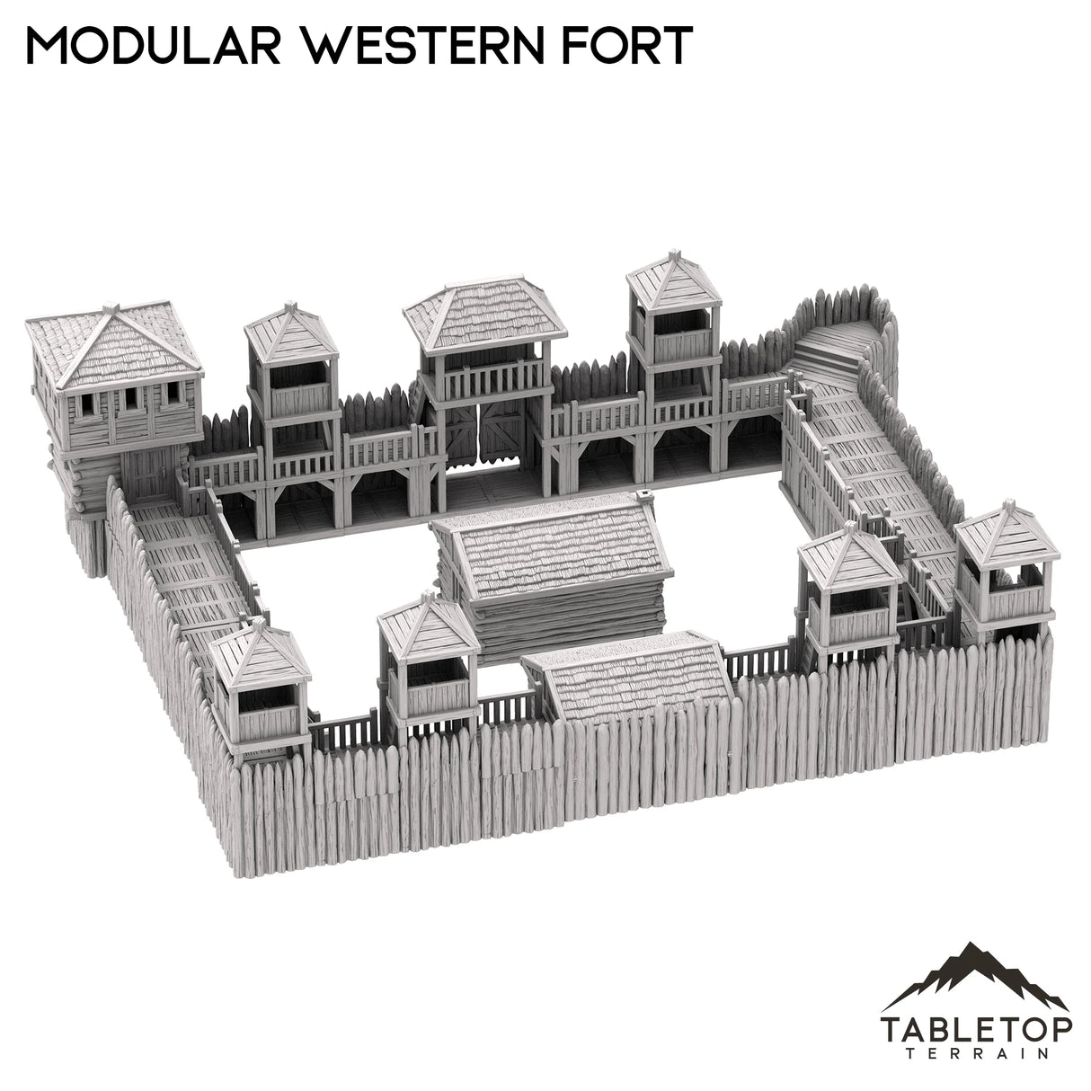 Modular Western Fort - Old Wild Western Rush