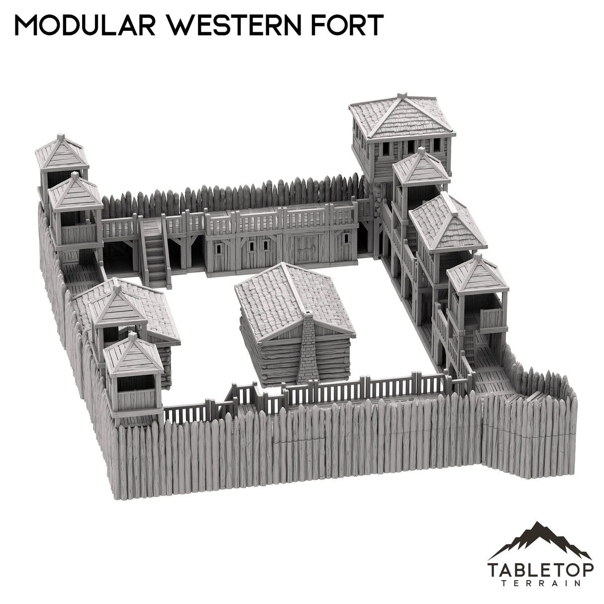 Modular Western Fort - Old Wild Western Rush