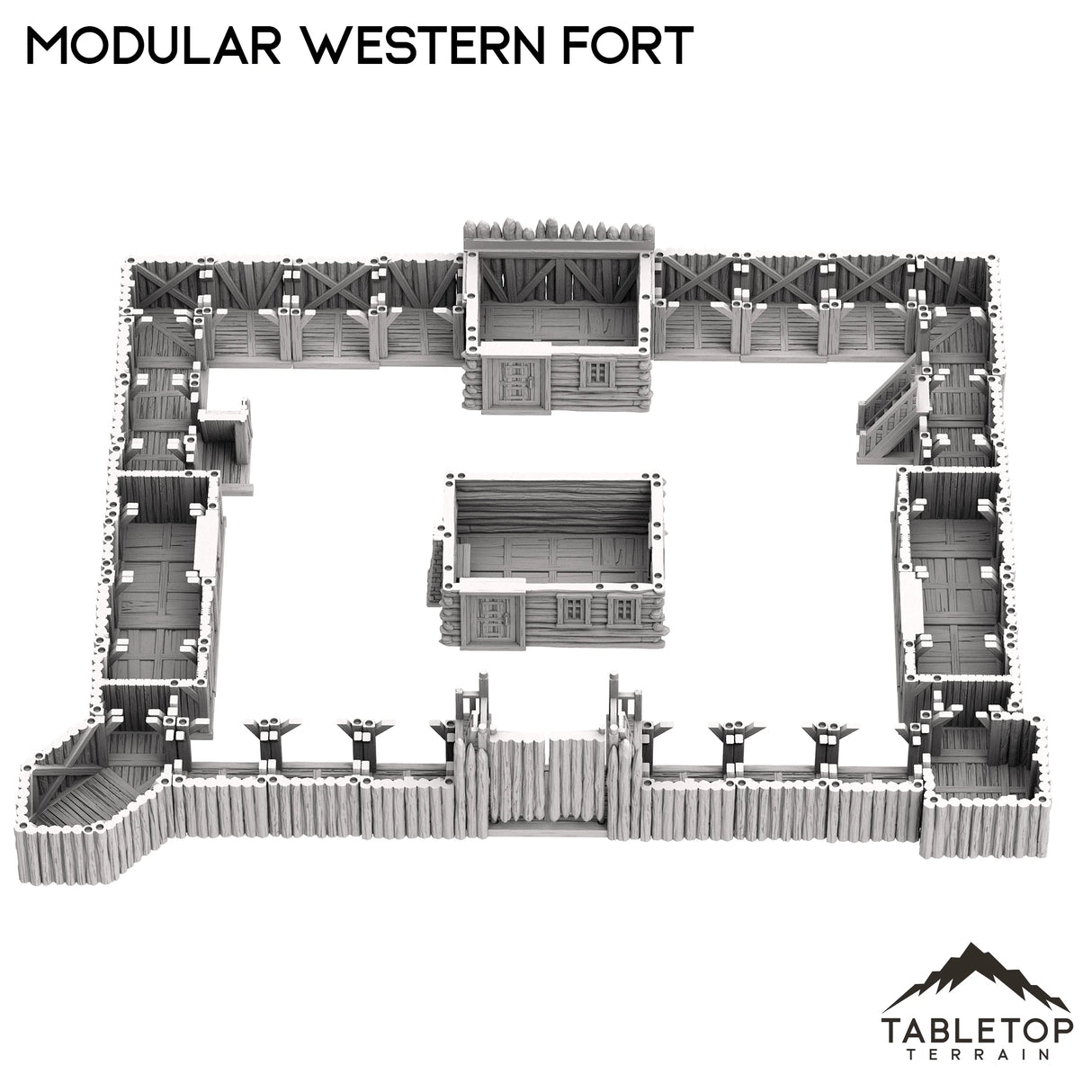 Modular Western Fort - Old Wild Western Rush