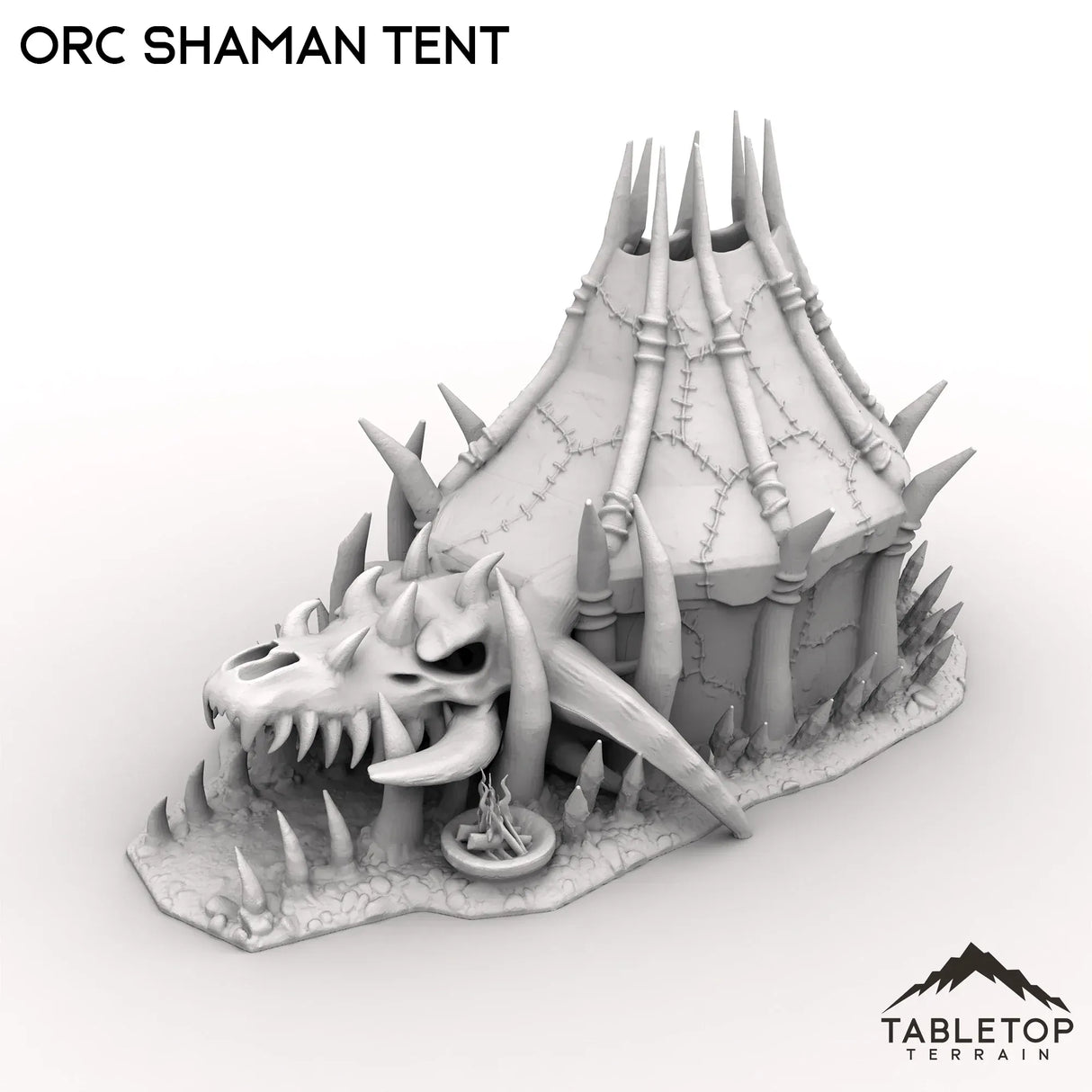Tabletop Terrain Building Orc Shaman Tent