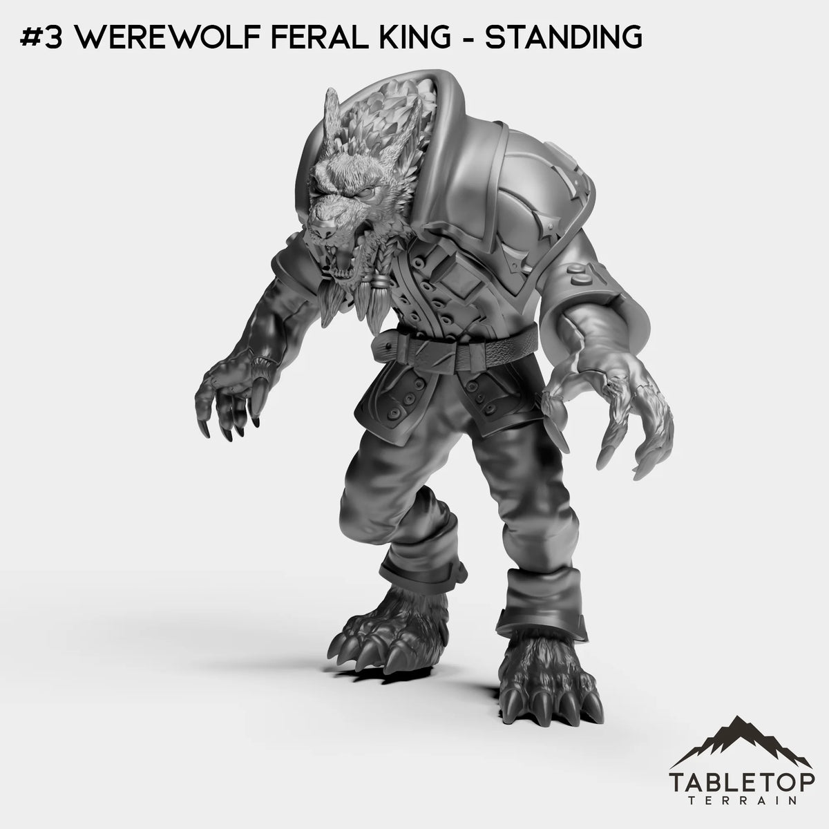 #3 Werewolf Feral King - Standing