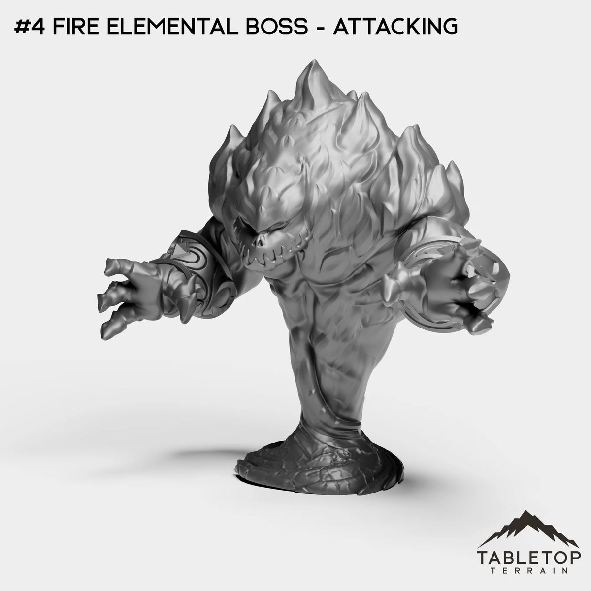#4 Fire Elemental Boss - Attacking