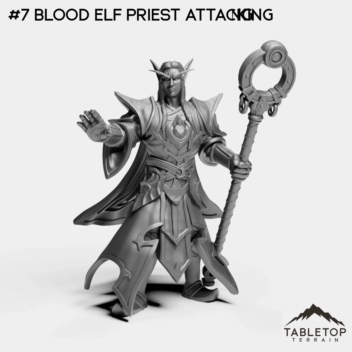 #7 Blood Elf Priest Attacking