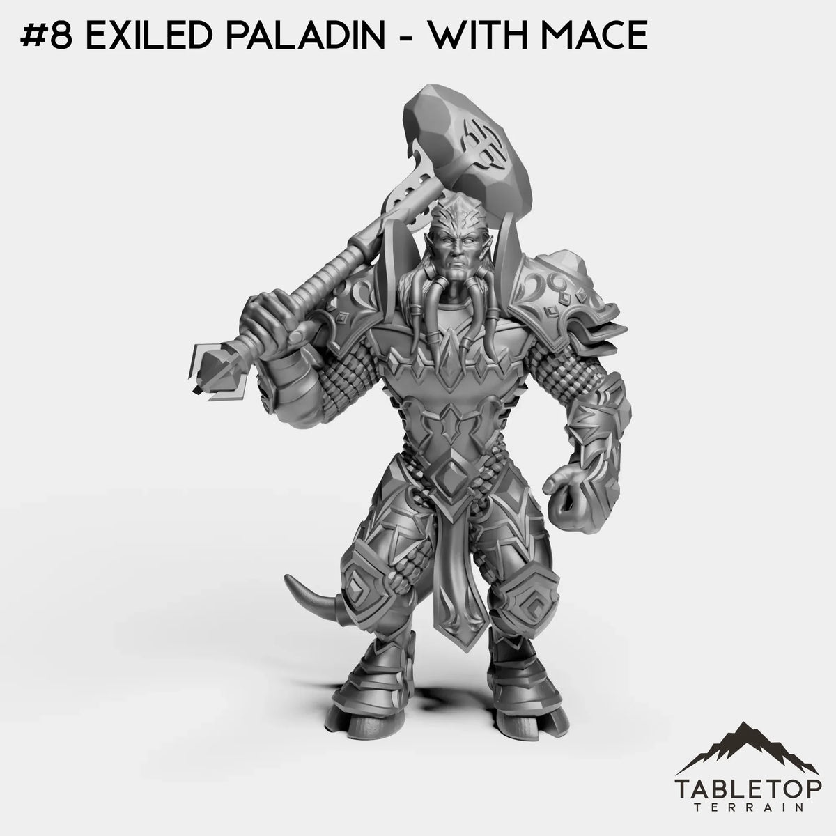 #8 Exiled Paladin - With Mace
