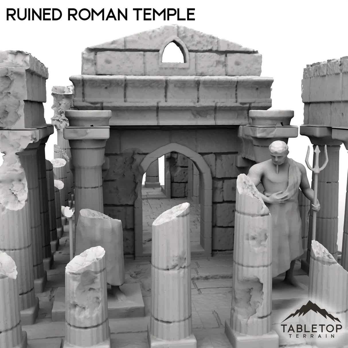 Tabletop Terrain Ruins Ruined Roman Temple