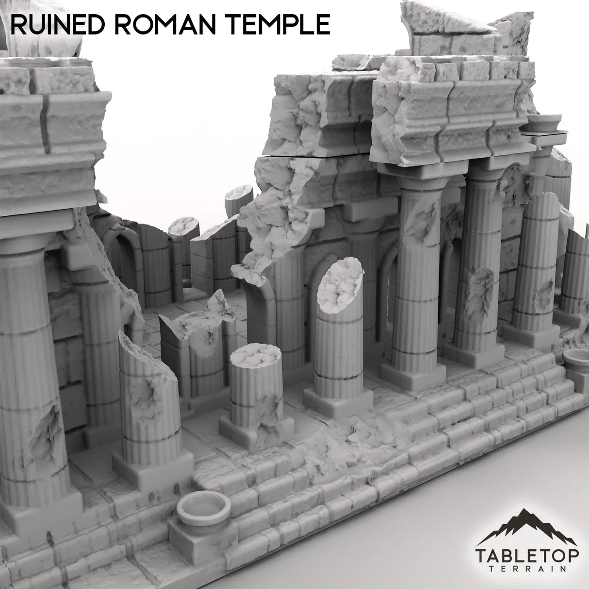 Tabletop Terrain Ruins Ruined Roman Temple