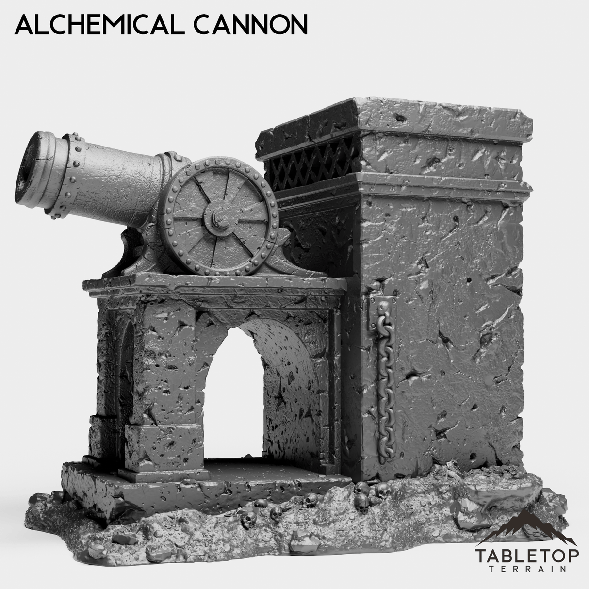 Tabletop Terrain Miniature Alchemical Cannon