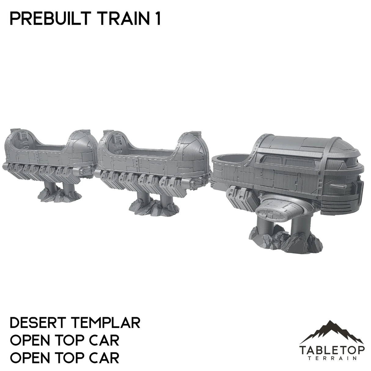 Tabletop Terrain 40mm / Prebuilt Train 1 Repulsor Land Train