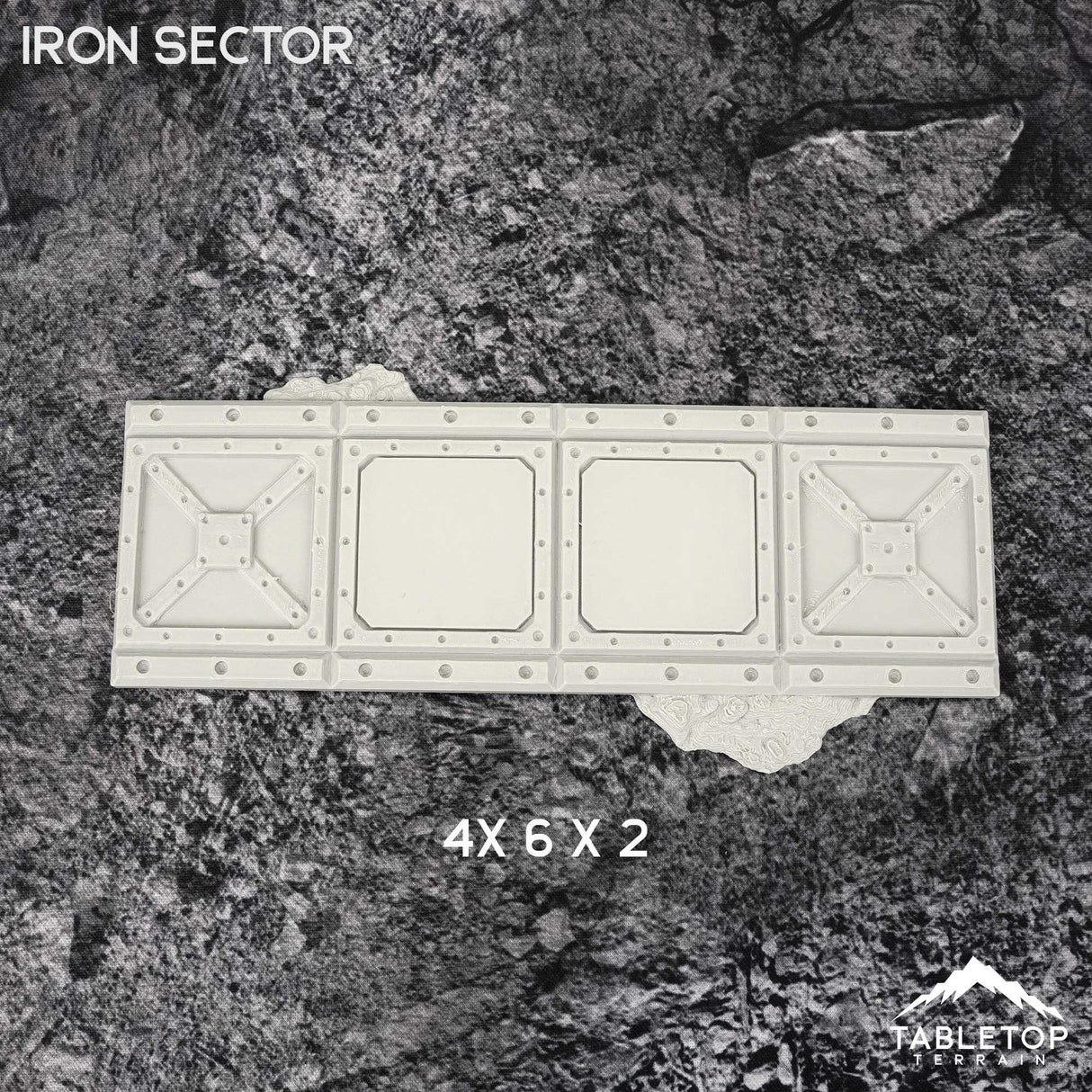 Tabletop Terrain Accessory 11e Iron Sector Template Set