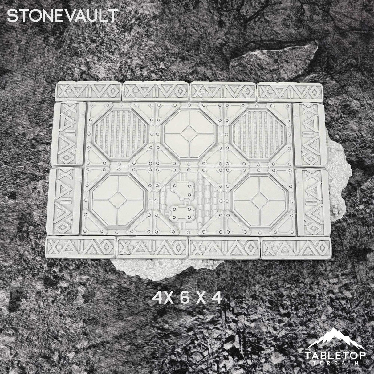 Tabletop Terrain Accessory 11e Stonevault Template Set
