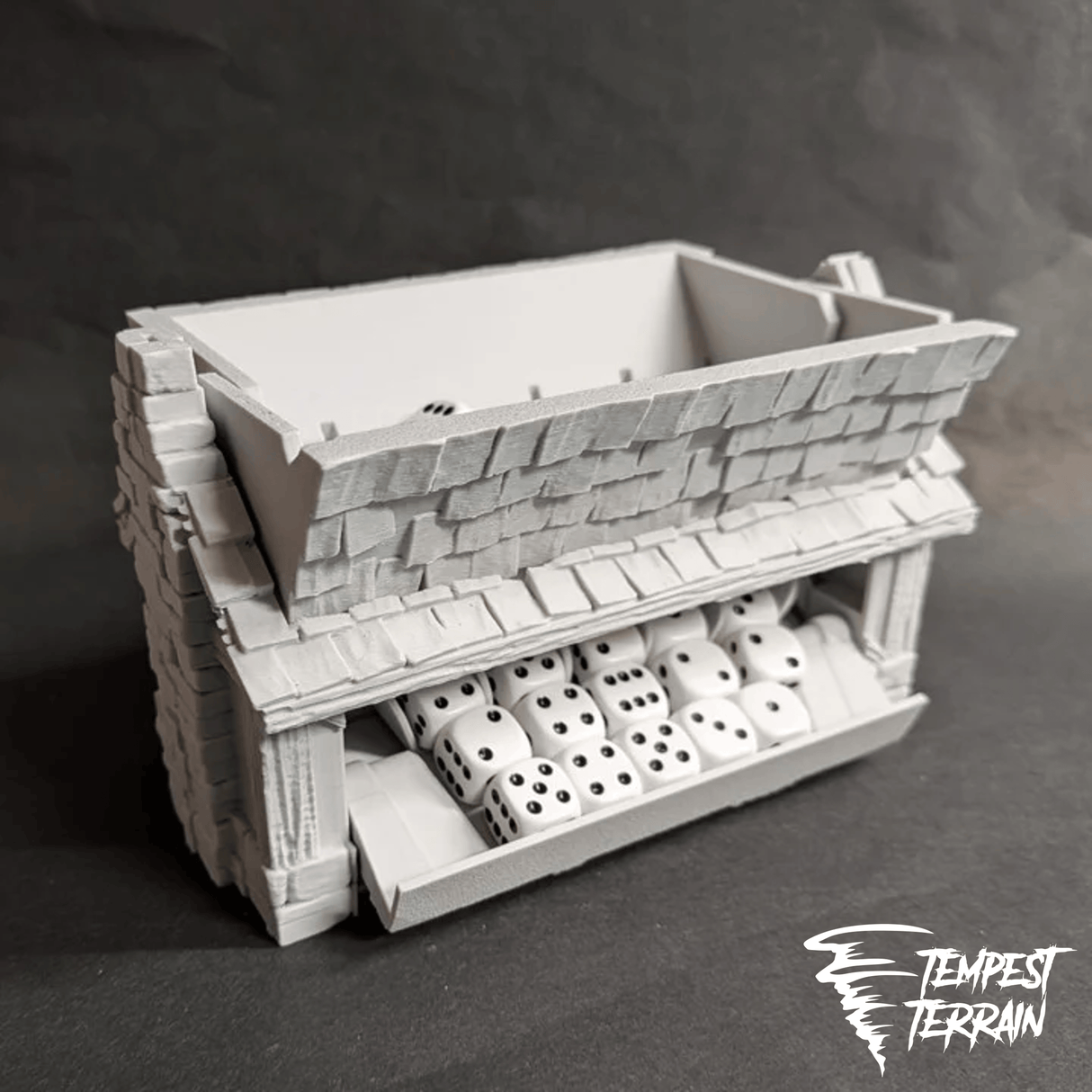Tabletop Terrain Accessory 12mm Rapid Fire Dicebox - Fantasy Cottage