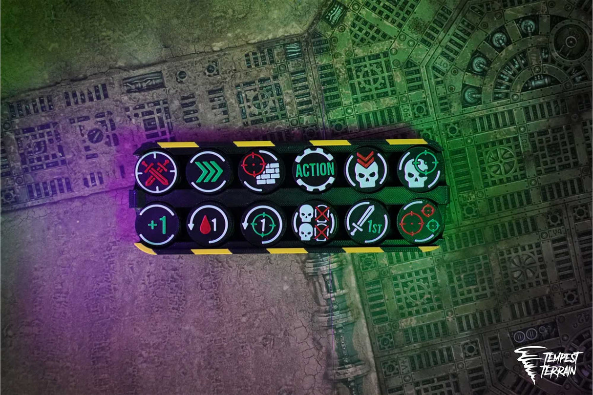 Tabletop Terrain Accessory Command Token Set - For 11th Edition