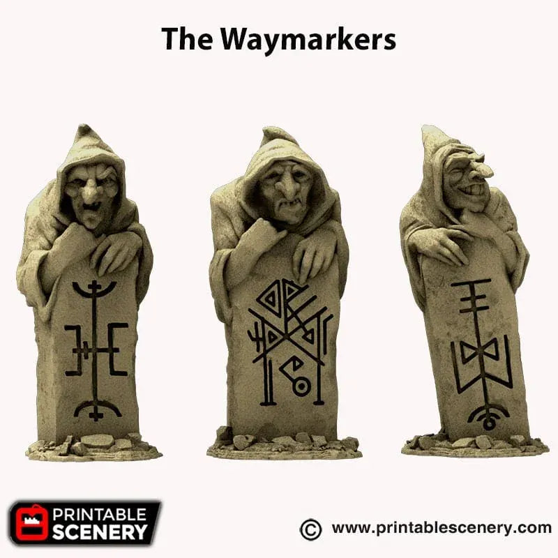 Tabletop Terrain Accessory Hagglethorn Waymarkers - Objective Markers - Hagglethorn Hollow