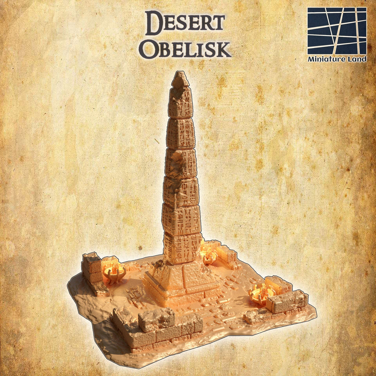 Tabletop Terrain Ancient Obelisk