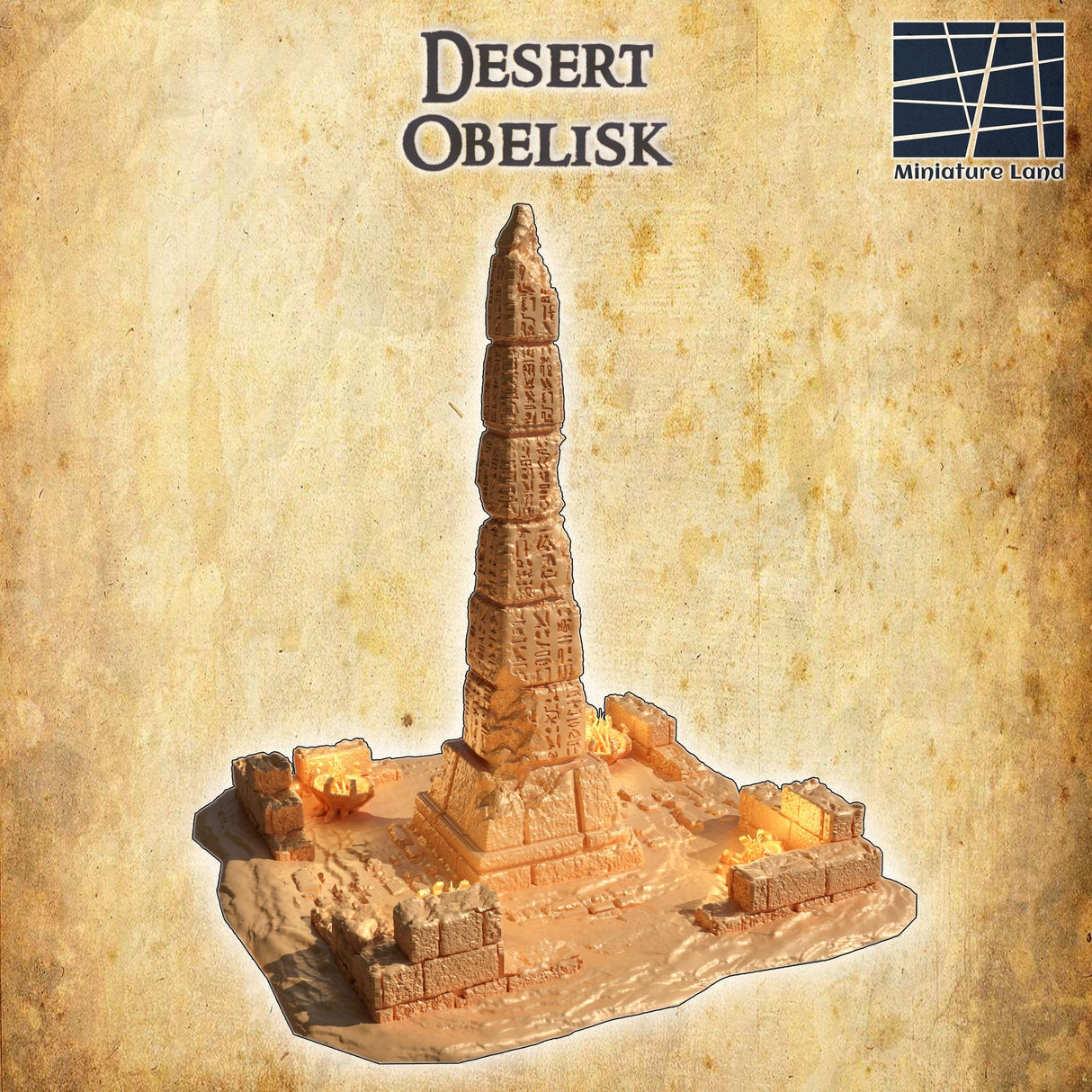 Tabletop Terrain Ancient Obelisk