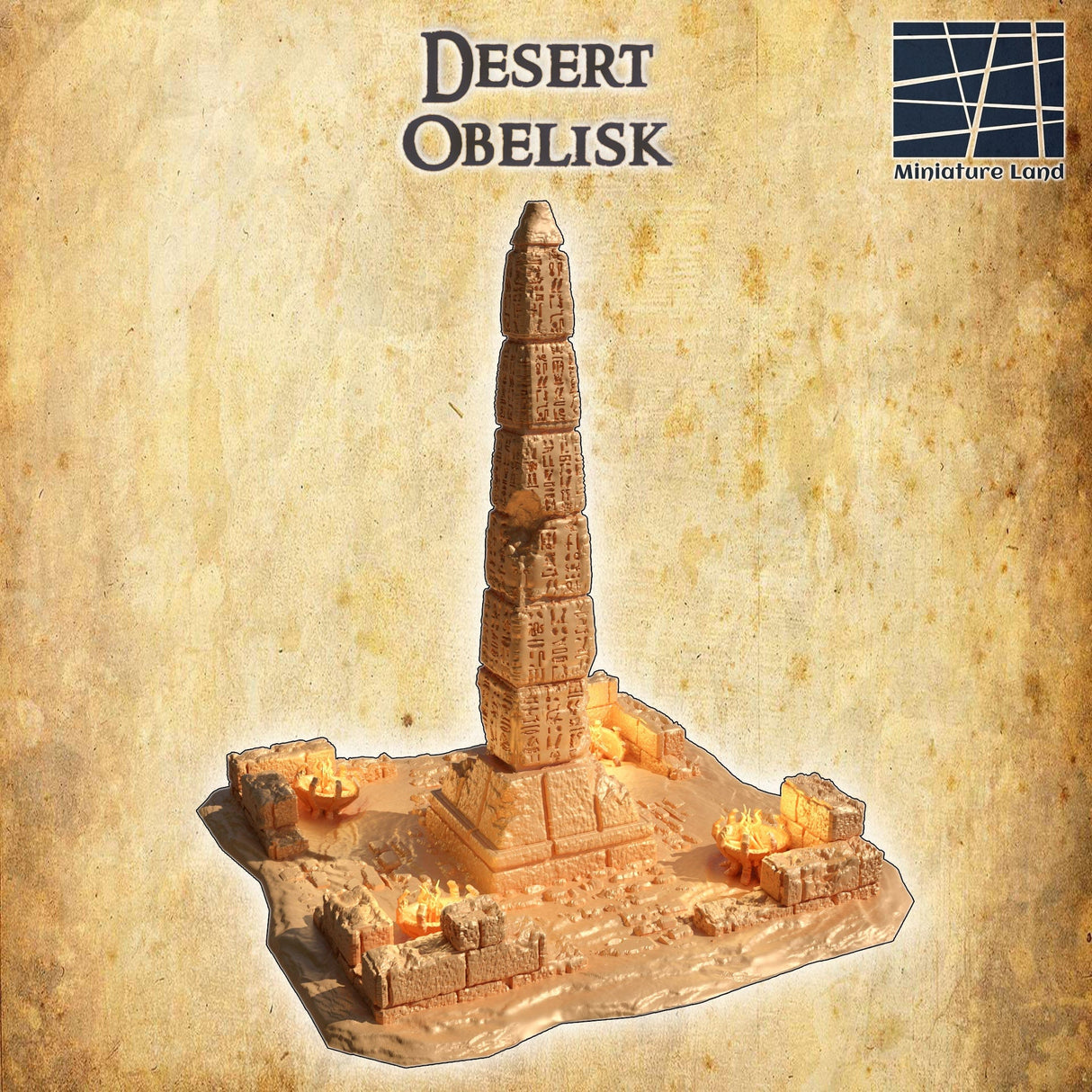 Tabletop Terrain Ancient Obelisk