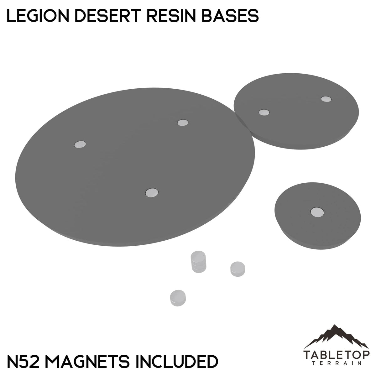 Tabletop Terrain Bases Legion Desert Resin Bases