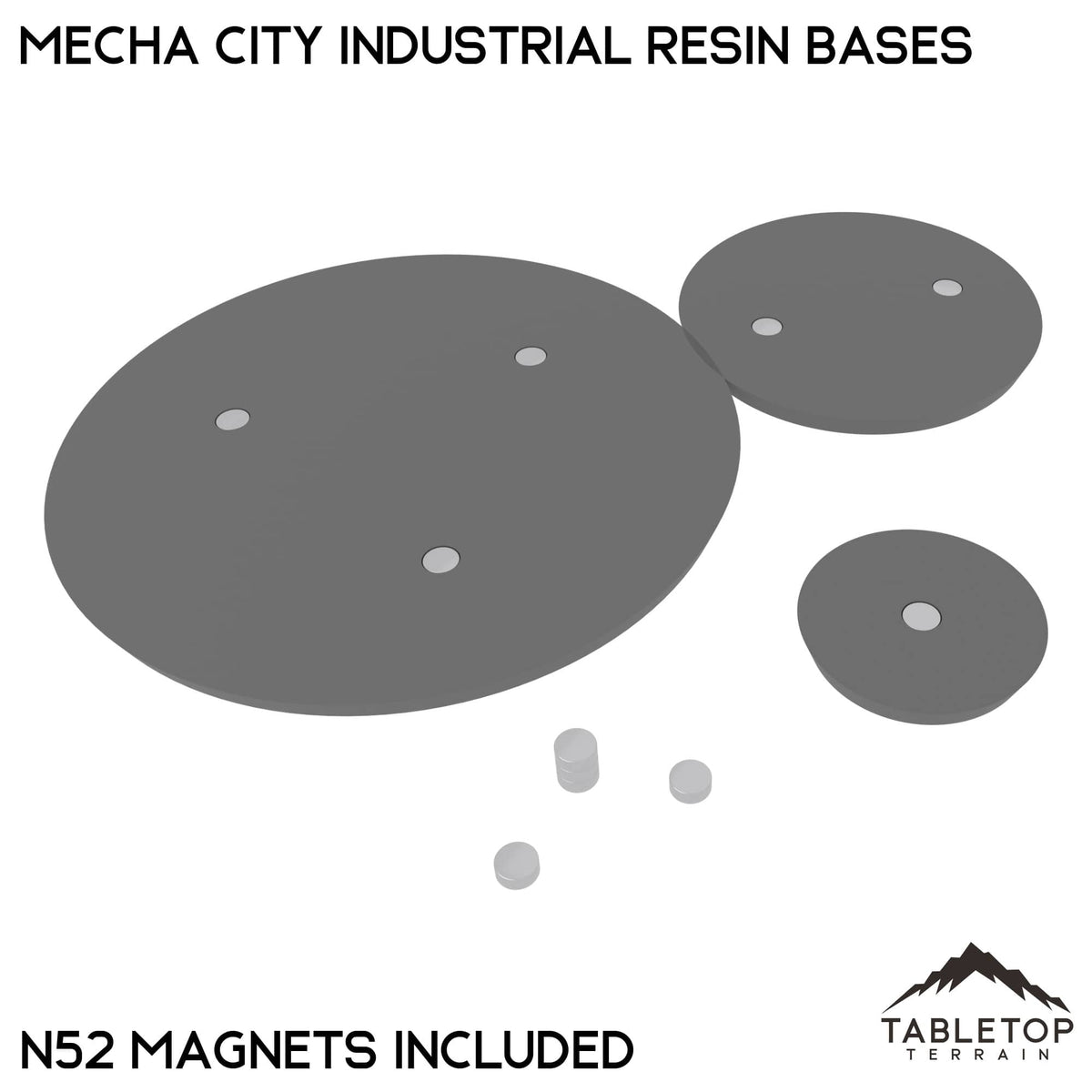 Tabletop Terrain Bases Mecha City Industrial Resin Bases