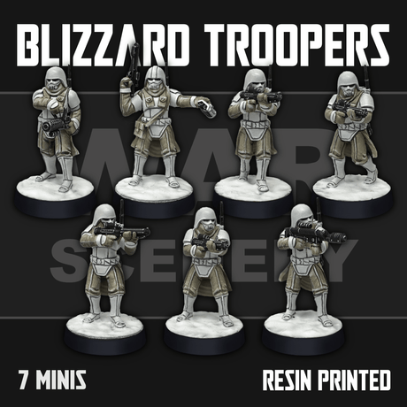Tabletop Terrain Blizzard Troopers