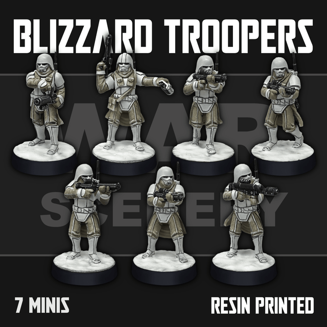 Tabletop Terrain Blizzard Troopers
