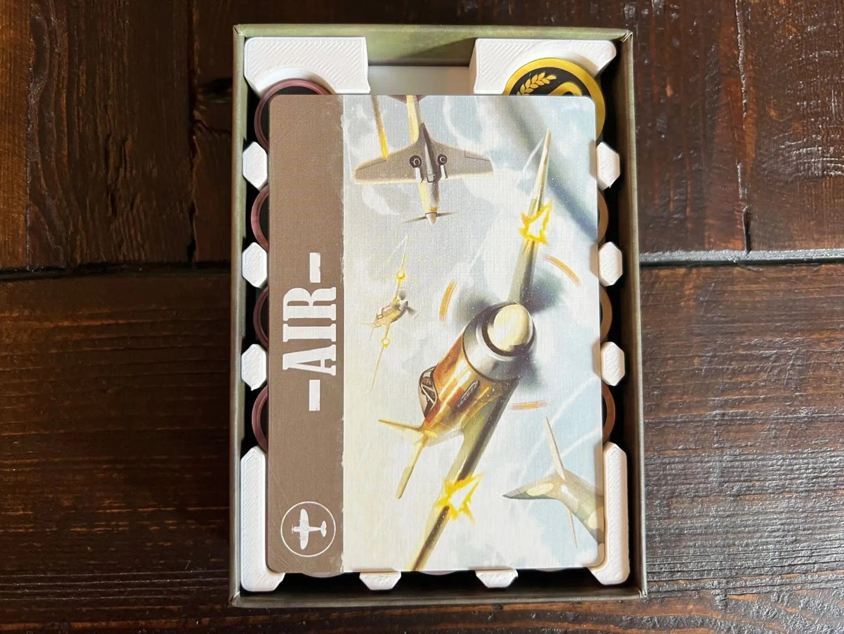 Tabletop Terrain Board Game Insert Air, Land, & Sea with Spies Expansion Board Game Insert / Organizer