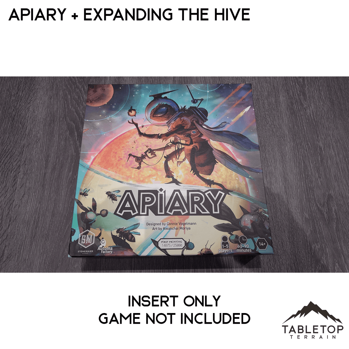 Tabletop Terrain Board Game Insert Apiary and Expanding the Hive Board Game Insert / Organizer