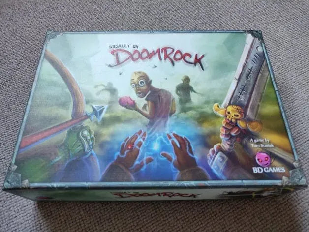 Tabletop Terrain Board Game Insert Assault on Doomrock Board Game Insert / Organizer