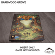Tabletop Terrain Board Game Insert Bardwood Grove Board Game Insert / Organizer