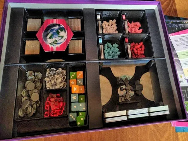 Tabletop Terrain Board Game Insert Black Angel Game Insert / Organizer