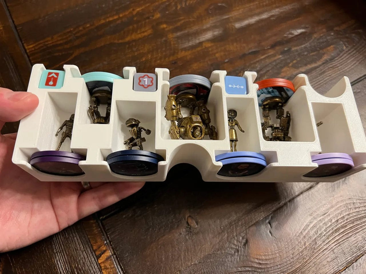 Tabletop Terrain Board Game Insert burncycle with Expansions and Extras Board Game Insert / Organizer