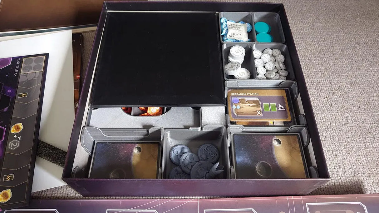 Tabletop Terrain Board Game Insert Dune: Imperium with Rise of Ix and Immortality Board Game Insert / Organizer