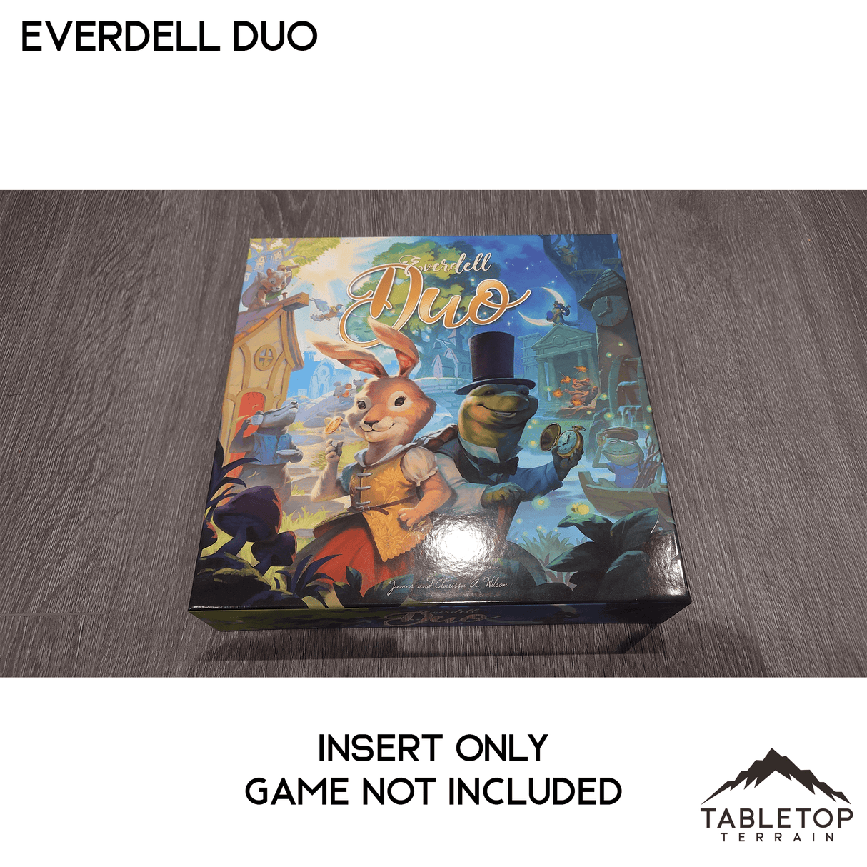 Tabletop Terrain Board Game Insert Everdell Duo Board Game Insert / Organizer