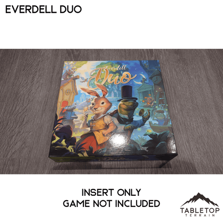 Tabletop Terrain Board Game Insert Everdell Duo Board Game Insert / Organizer