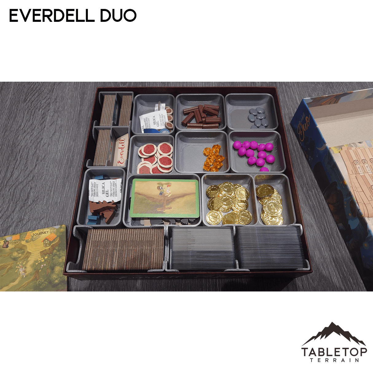 Tabletop Terrain Board Game Insert Everdell Duo Board Game Insert / Organizer
