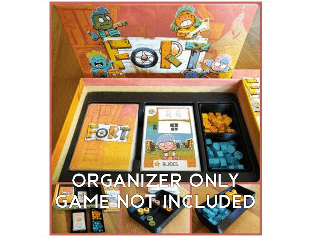 Tabletop Terrain Board Game Insert Fort Board Game Insert / Organizer