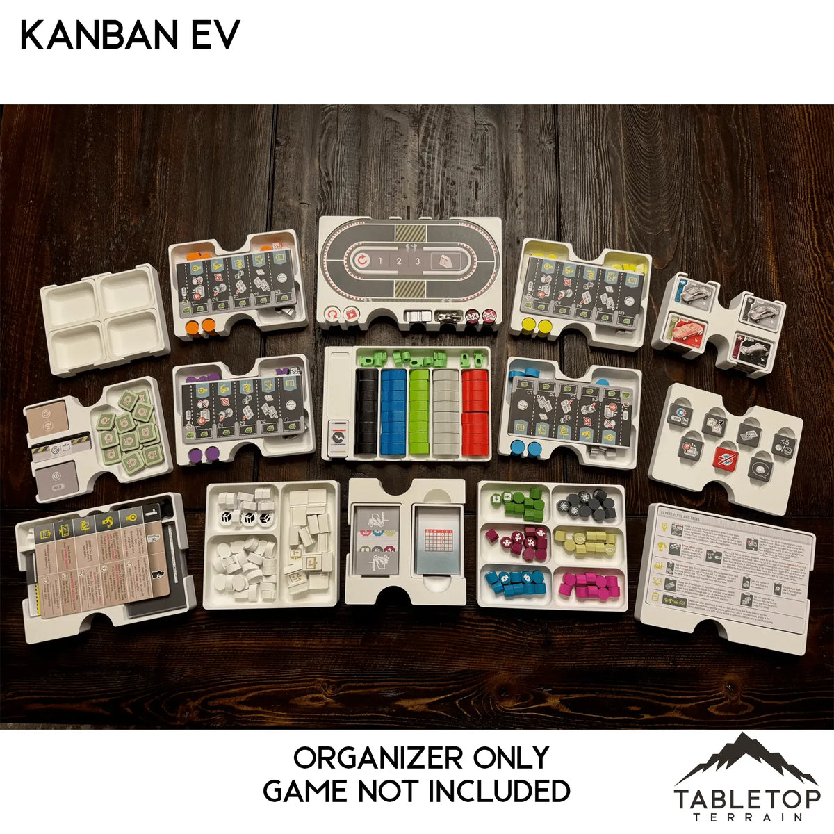 Kanban EV Board Game Insert / Organizer – Tabletop Terrain